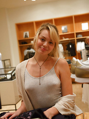 Erotic picture of Gia Strachen and Vicky Roma Malls Out