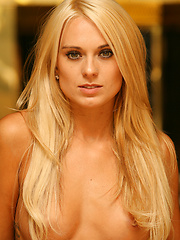 Erotic picture of Nicole Jaimes looks anything but sweet and innocent in white lace panties