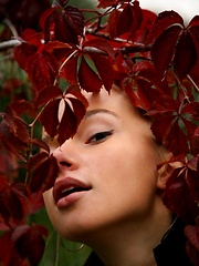 Erotic picture of Sleeping beauty is a top model with her panties down and all covered with sexy.