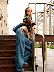 Erotic picture of Sleeping beauty is a top model with her panties down and all covered with sexy.