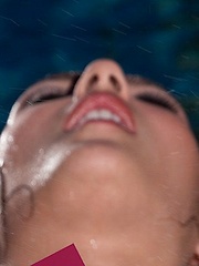 Erotic picture of Cassie Laine - gets wet and wild