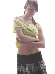 Erotic picture of Cute girl Christina in mini skirt