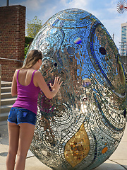 Erotic picture of Tori Black sharing her summer fun in candid photos