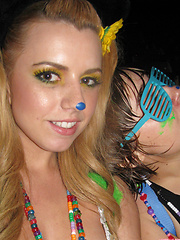 Erotic picture of Lexi Belle collected these photos while partying in costume