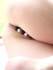 Erotic picture of Miyu is back in our Chakuero paradise. Enjoy some Pocky, but just remember... the more you eat, the less she'll have to cover her sugary Japanese pussy!