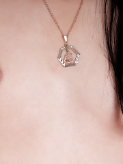 Erotic picture of Gorgeous brunette teen beauty taking off clothes and demonstration her naughty pussy and tight ass.