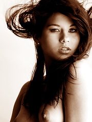 Erotic picture of Hot brunette babe