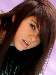 Erotic picture of Shyla Jennings - is a young brunette with a babydoll face