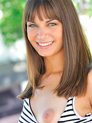 Erotic picture of Cory pulls her labia