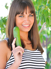 Erotic picture of Cory pulls her labia