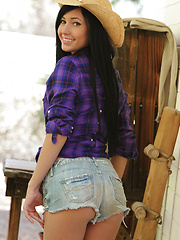 Erotic picture of Saddle up boys! Cowgirl Catie Minx is looking for something big to ride tonight!