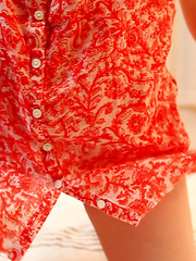 Erotic picture of Ayame was trying to be a decent Japanese girl, but her body was worked up to a simmer. I pulled out the thermometer and she slid it into her tight pussy lips.