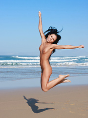 Erotic picture of nudist beach