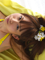 Erotic picture of Satsuki Konichi Asian shows not only perfect curves but smile too