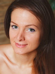 Erotic picture of Zhanet A is such a darling with her warm, sweet smile that lights up her mesmerizing face, and a captivating gaze that locks the viewers attention.