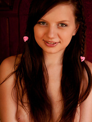 Erotic picture of Getting naked, acting like a dirty little slut is what she is best at and to show her pussy to the all you guys.