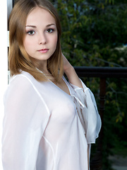 Erotic picture of Jeff Milton's sweet and innocent face, petite figure, and explicit poses in front of the camera.