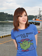 Erotic picture of Beautiful lady Hinata Serina likes to show off