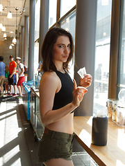 Erotic picture of Tiffany Crystal Eye Donut Science